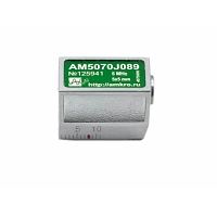 AM5070Jxx наклонные совмещенные притертые преобразователи 5 МГц 70 град